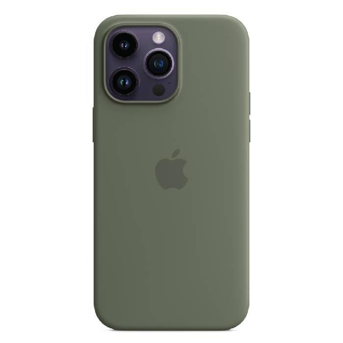 Apple Silicone Case with MagSafe for 6.7 inches iPhone 14 Pro Max, MQUN3ZM/A – Olive Green