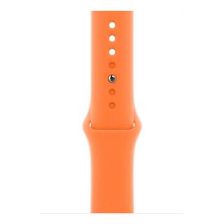 Buy Apple sport band for 45mm apple watch, mr2r3zm/a - bright orange in Kuwait