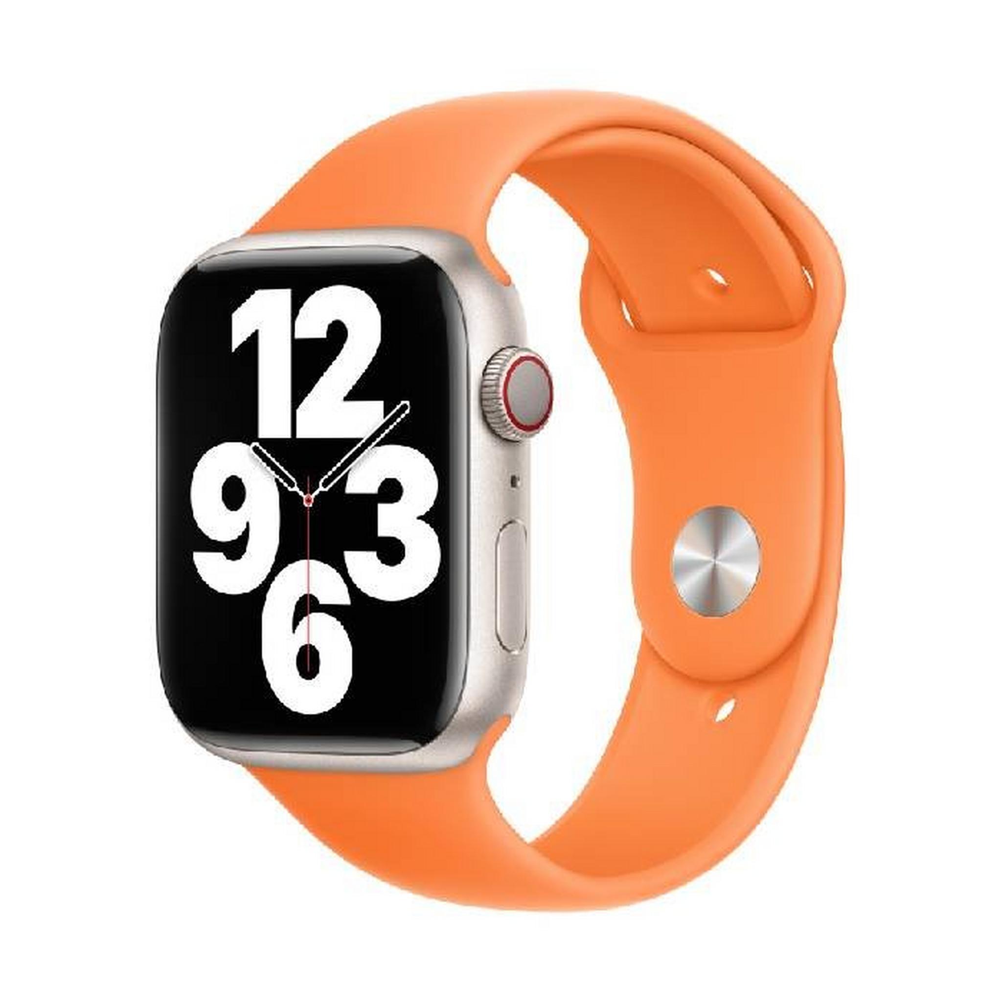 Apple Sport Band for 45mm Apple Watch, MR2R3ZM/A - Bright Orange
