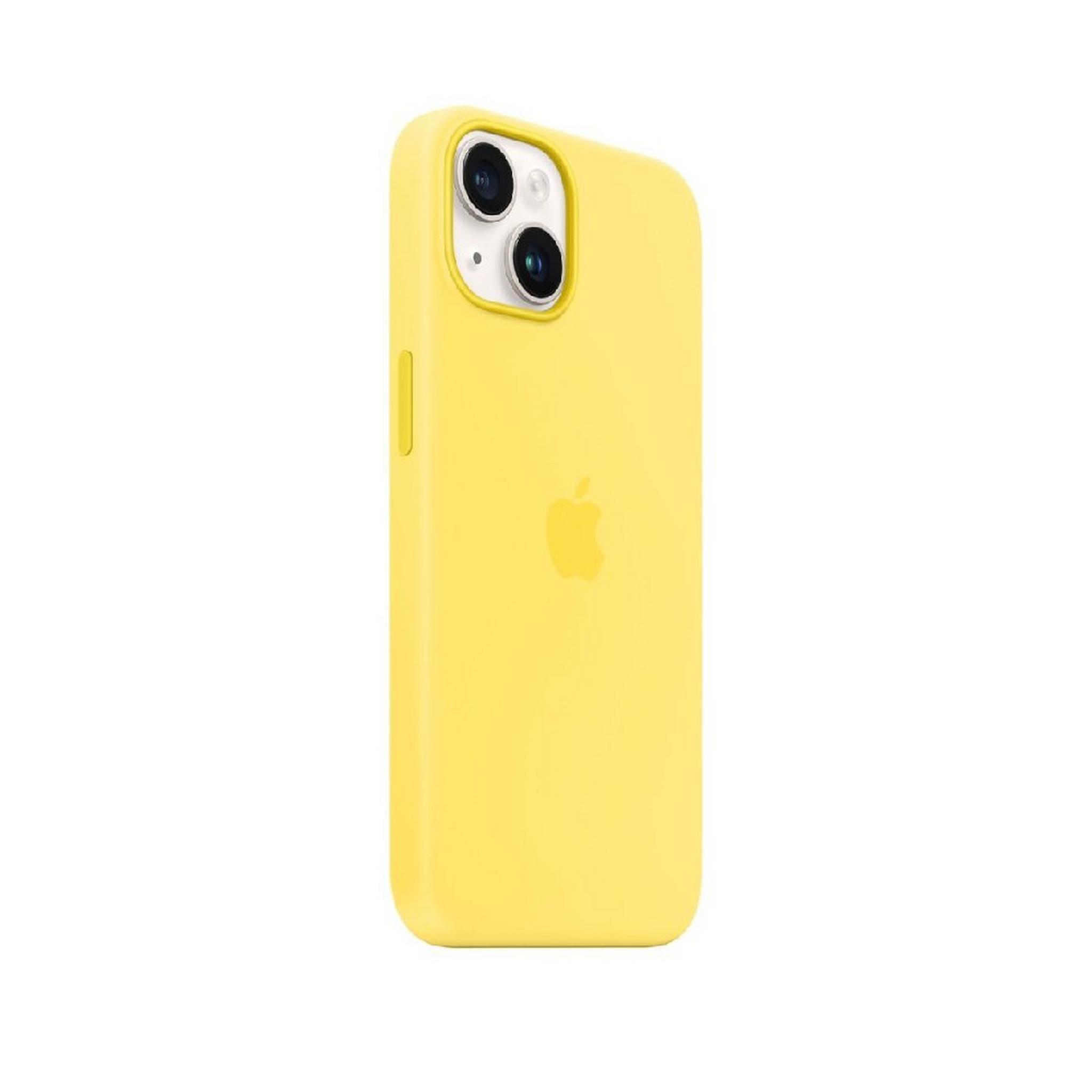 APPLE iPhone 14 Silicone Case with MagSafe – Yellow