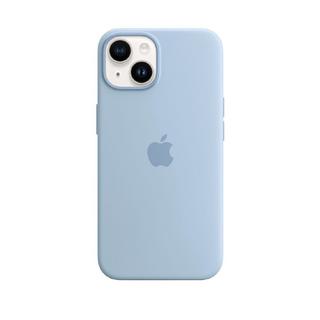 Buy Apple iphone 14 silicone case with magsafe - sky in Kuwait