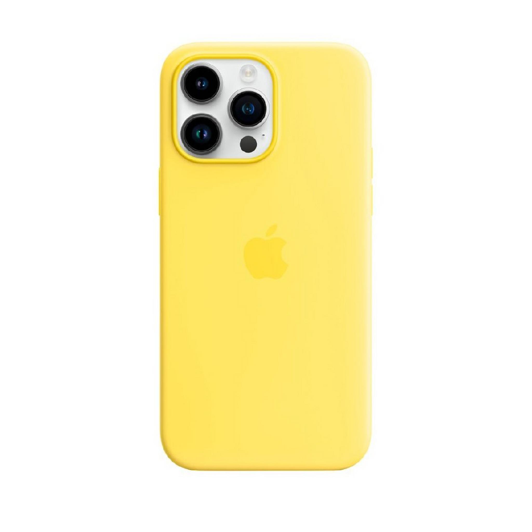 APPLE iPhone 14 Pro Max Silicone Case with MagSafe - Yellow