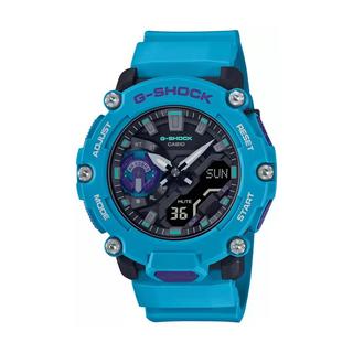 Buy Casio g-shock youth men's watch, analog/digital, 51mm, ga-2200-2adr - blue in Kuwait