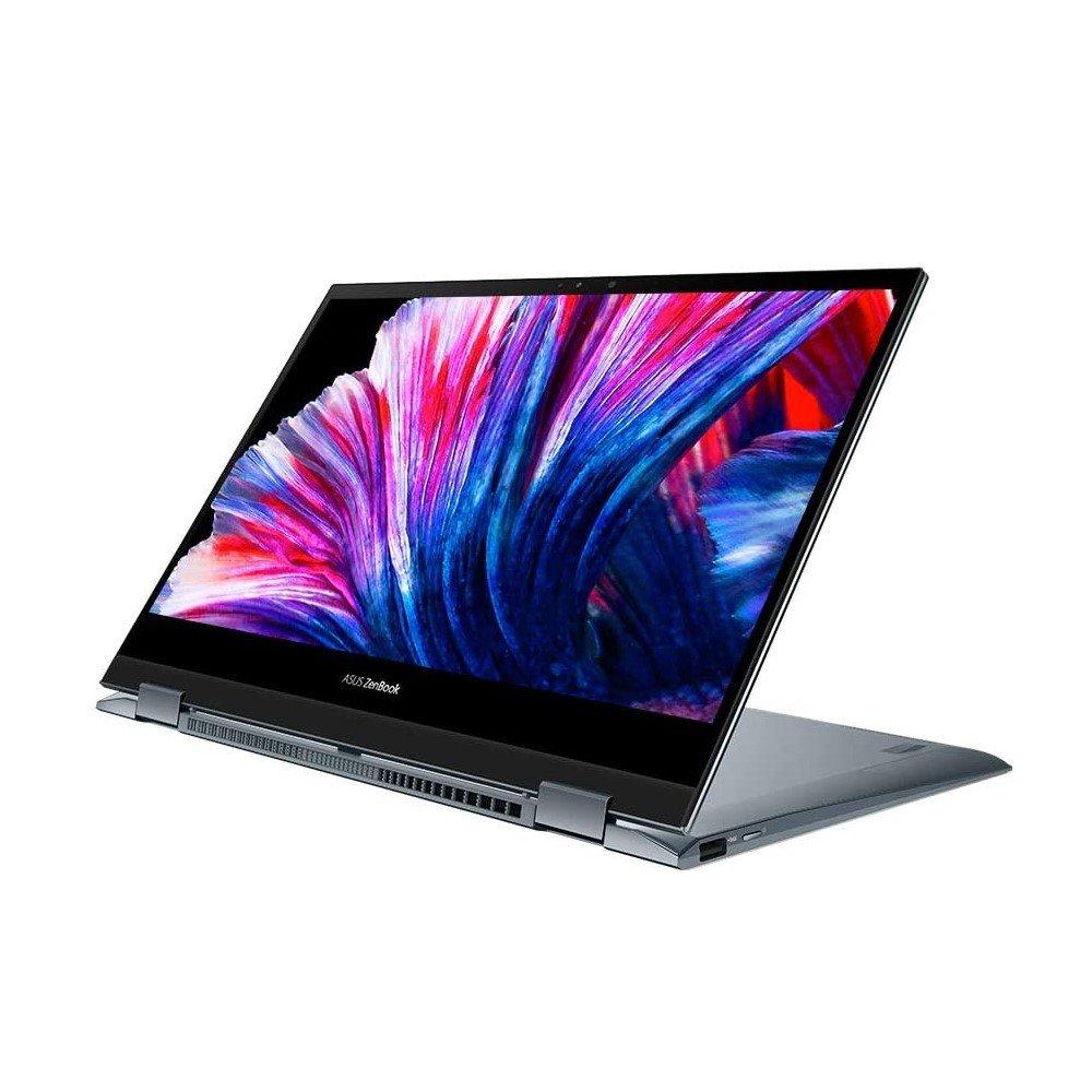 ASUS Zenbook Flip 13 OLED Convertible Laptop, Intel Core i5, 8GB RAM, 512GB SSD, 13.3-inch, Intel Graphics Iris XE, Windows 11 Home, UX363EA-OLED005W - Grey