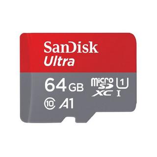 Buy Sandisk ultra uhs i 64gb microsd card for action cameras / smartphones, 140mb/s r, sdsq... in Kuwait