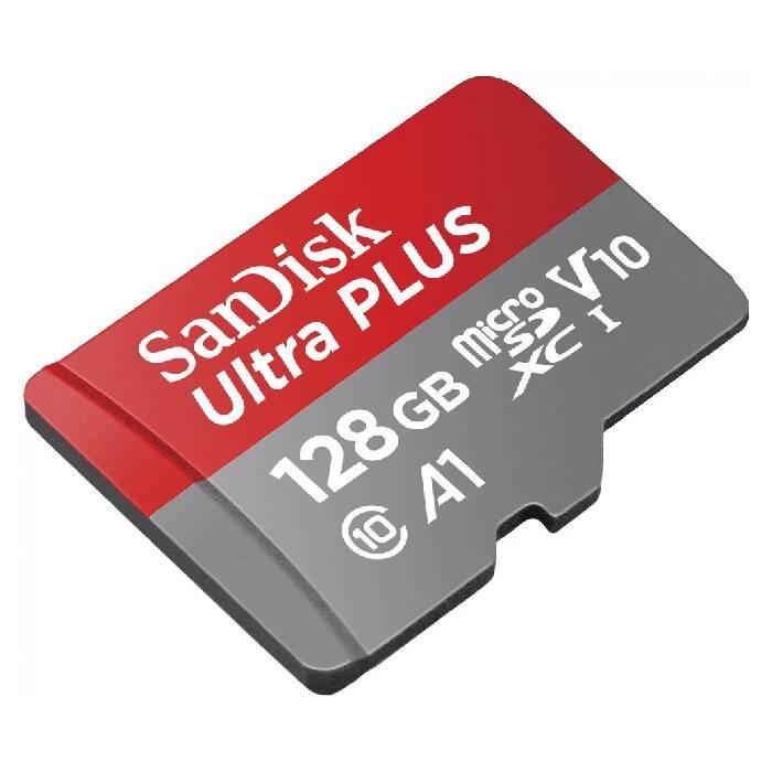 Buy Sandisk ultra uhs microsd card for action cameras and smartphones, 128 gb, sdsquab-128g... in Kuwait