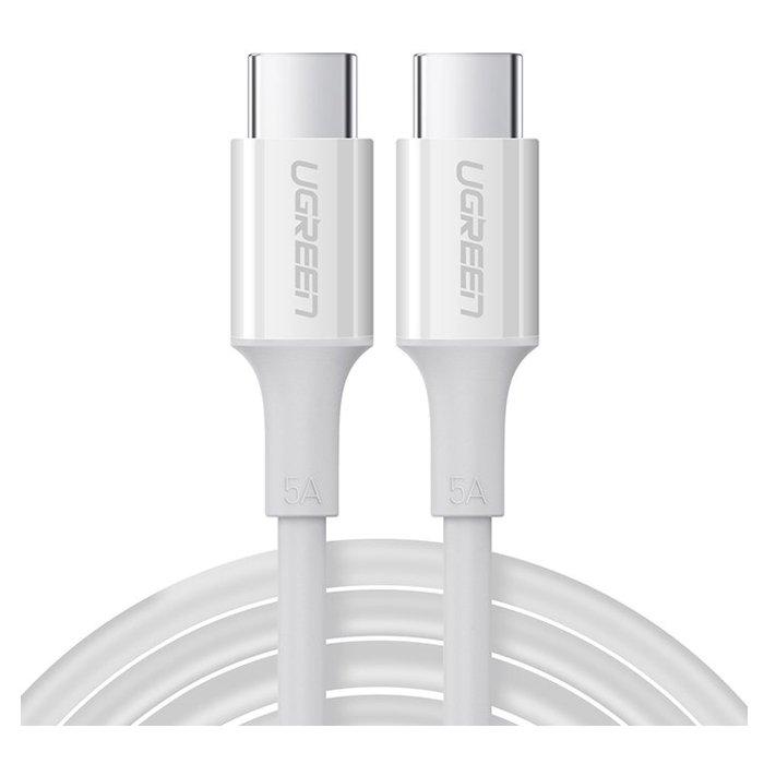 Buy Ugreen usb 2. 0 type c cable, 2m, us300 - white in Kuwait