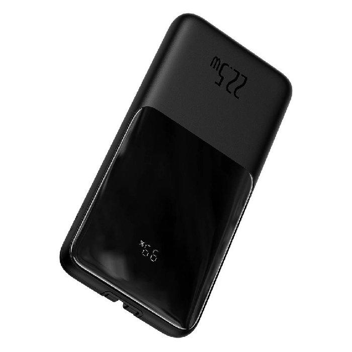 Baseus Elf Power Bank, Digital Display, Fast Charge, 10000mAh, 22.5W, PPJL10 - Black