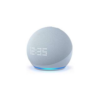 Buy Amazon echo dot 5th gen smart spreaker with clock, ecd5gnclk-blu– blue in Kuwait