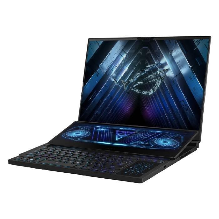 Asus ROG Zephyrus Duo 16 Gaming Laptop, AMD Ryzen 9, 32GB RAM, 2TB SSD Capacity, 16-inch, NVIDIA GeForce RTX 4090, Windows 11 Home, GX650PY-NM048W - Black
