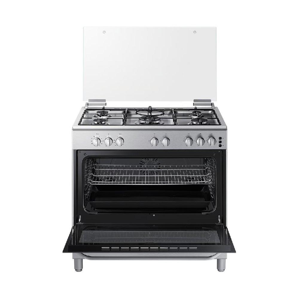 Samsung  5 Burners Gas Cooker, 90x60cm, NX36BG48531SLV - Silver
