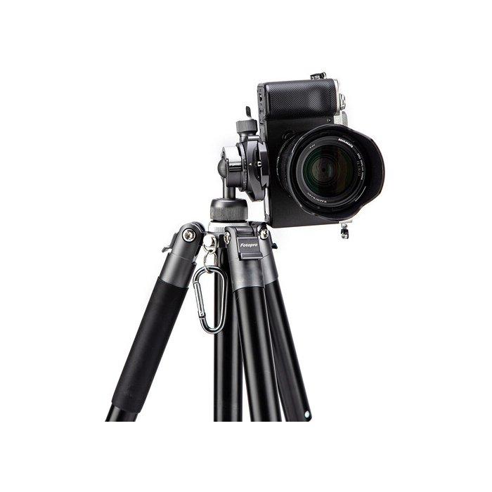 Fotopro Compact Aluminum Travel Tripod, FREE-1 GRAY - Gray