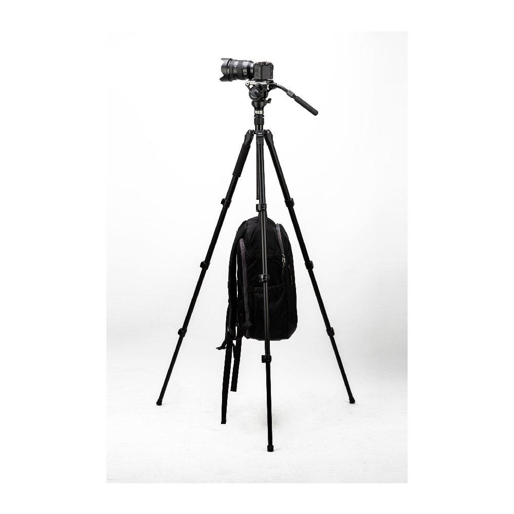 FOTOPRO S5i Pro Professional Tripod, S5i ProS5S+MH-6S+L - Black