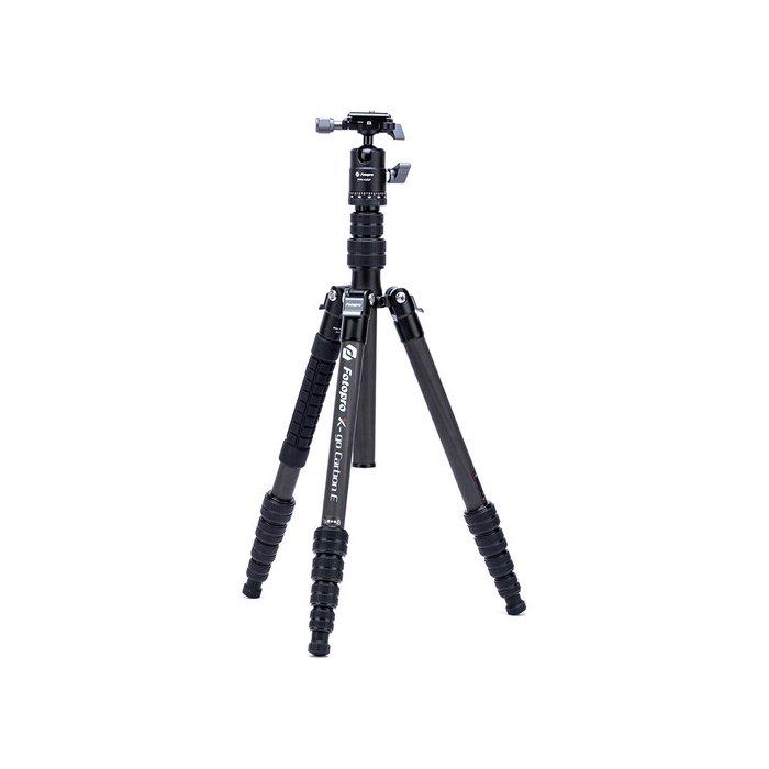 Buy Fotopro x-go carbon fiber e pro tripod with ball head and monopod - black/gray in Kuwait