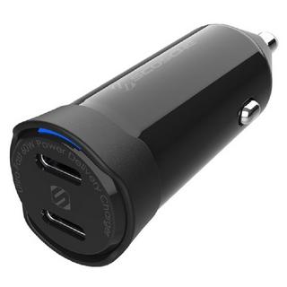 Buy Scosche dual usb type-c fast car charger, 60w, cpdcc60-sp - black in Kuwait