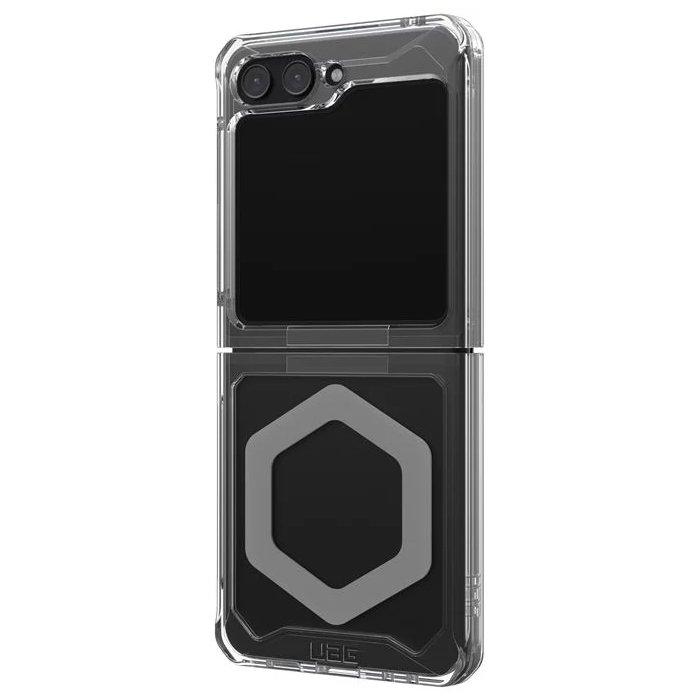 غطاء حماية بليو برو ماج سيف لهاتف سامسونج جالاكسي زد فليب 5 من يو ايه جي، 214214114333 – ثلجي/فضي