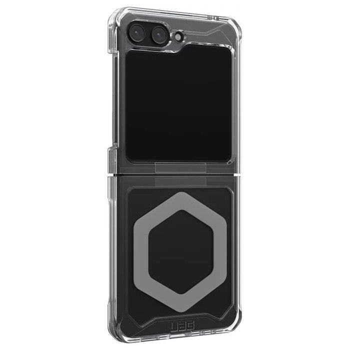 غطاء حماية بليو برو ماج سيف لهاتف سامسونج جالاكسي زد فليب 5 من يو ايه جي، 214214114333 – ثلجي/فضي