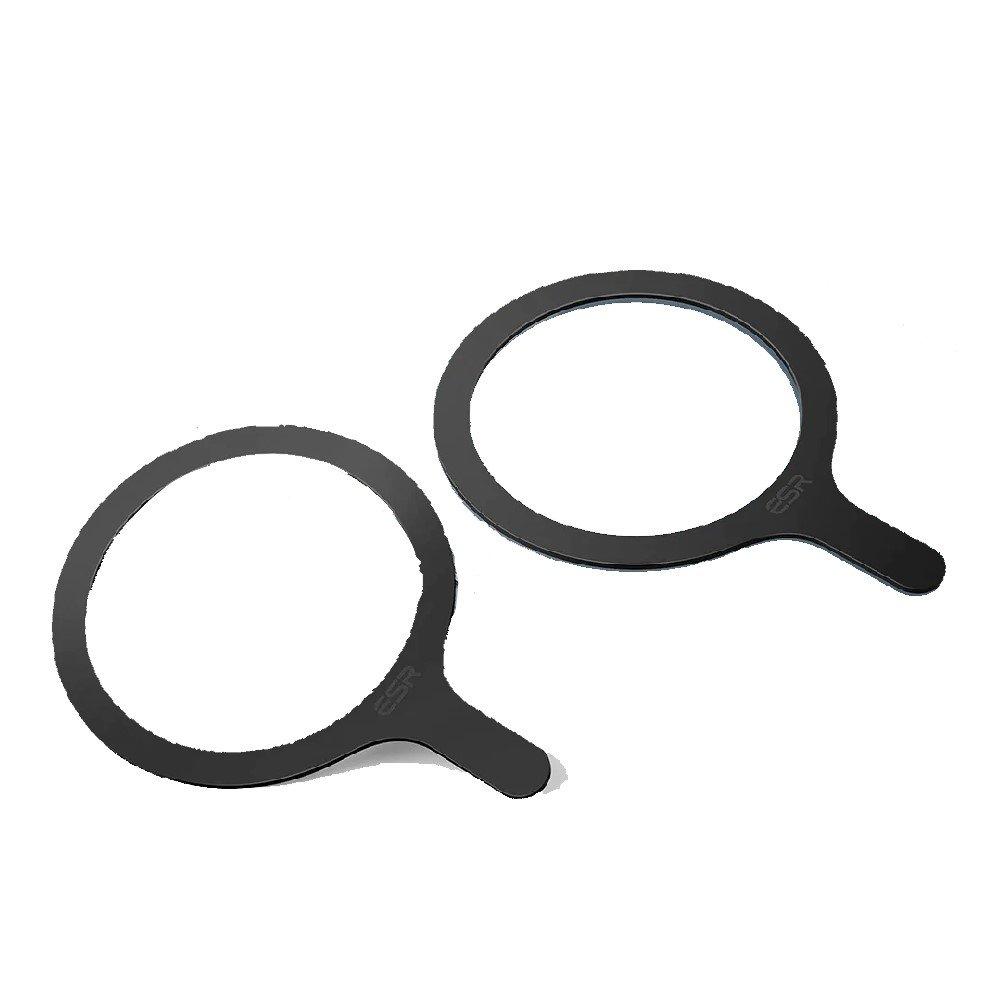 ESR Halolock Universal Wireless Charging MagSafe Ring, 2-Pack, 3C13210240102 - Black