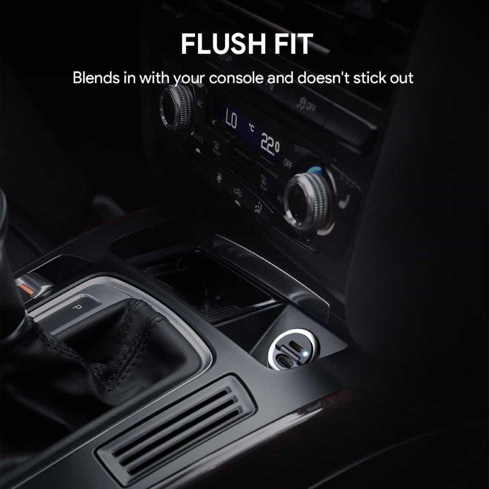 شاحن سيارة من أوكي بمنفذين يو اس بي - سي بقوة 30 واط يو اس بي - سي