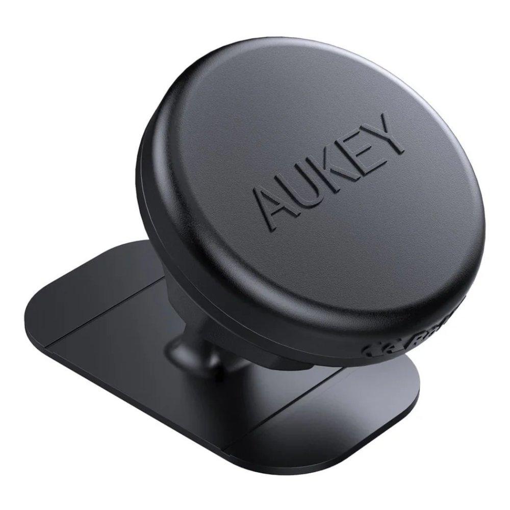 Aukey Universal Magnetic Car Phone Mount Holder, Adjustable Angle Black