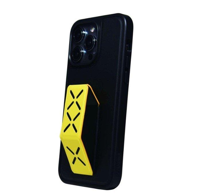 غطاء حماية من جلد البولي يوريثين لهاتف ايفون 14 برو ماكس مقاس 6.7 من زيارما،  ZC-14PM-YL -أصفر/أسود