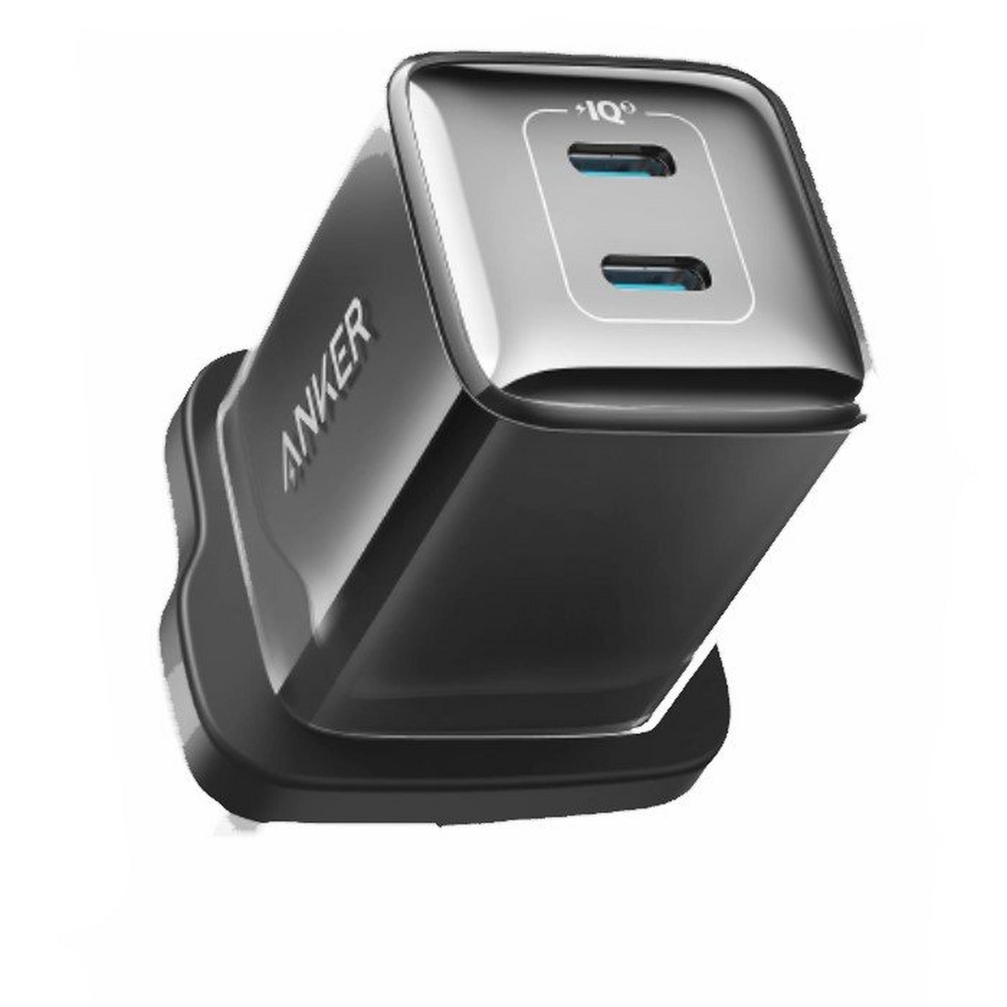 Anker Power Set Box 3 of 521 Charger (NANO PRO) 40W, PowerLine Select+ USB-C to USB-C Cable, PowerLine III Flow USB-C to Lightning Cable - Black