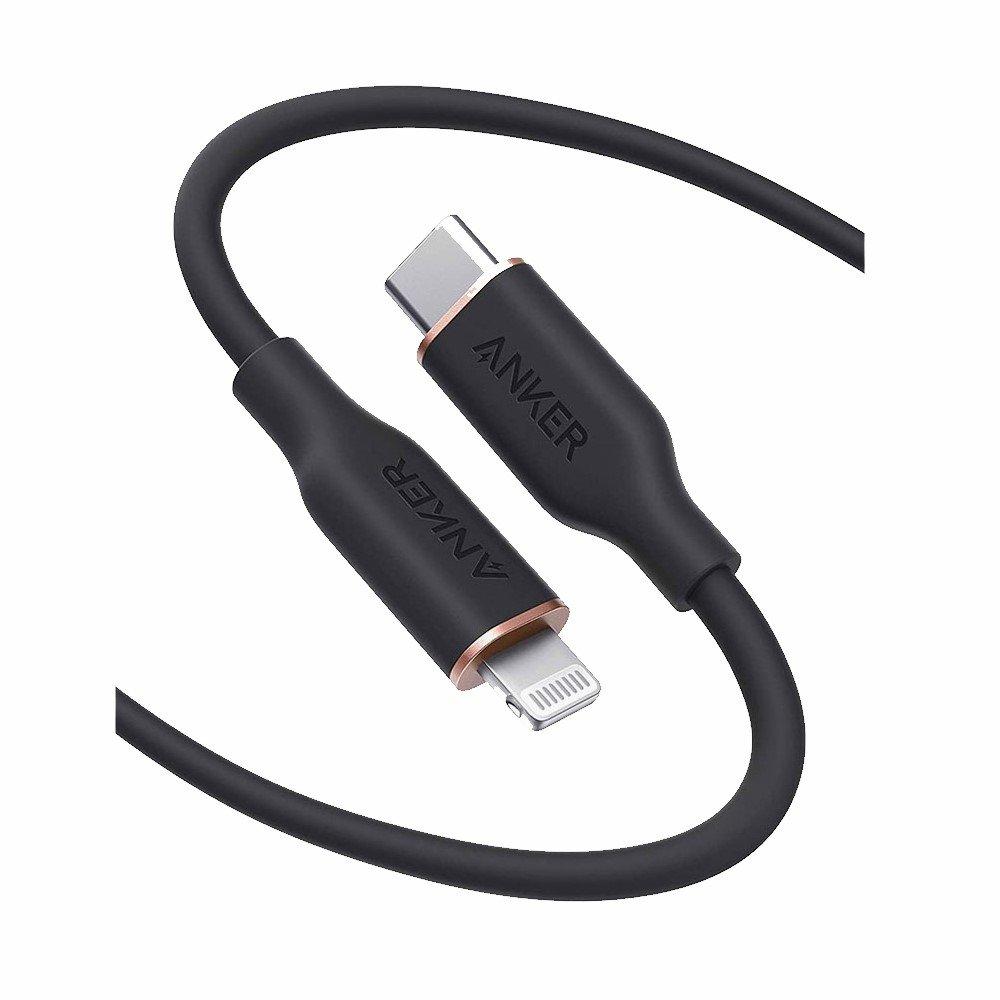 Anker Power Set Box 3 of 521 Charger (NANO PRO) 40W, PowerLine Select+ USB-C to USB-C Cable, PowerLine III Flow USB-C to Lightning Cable - Black