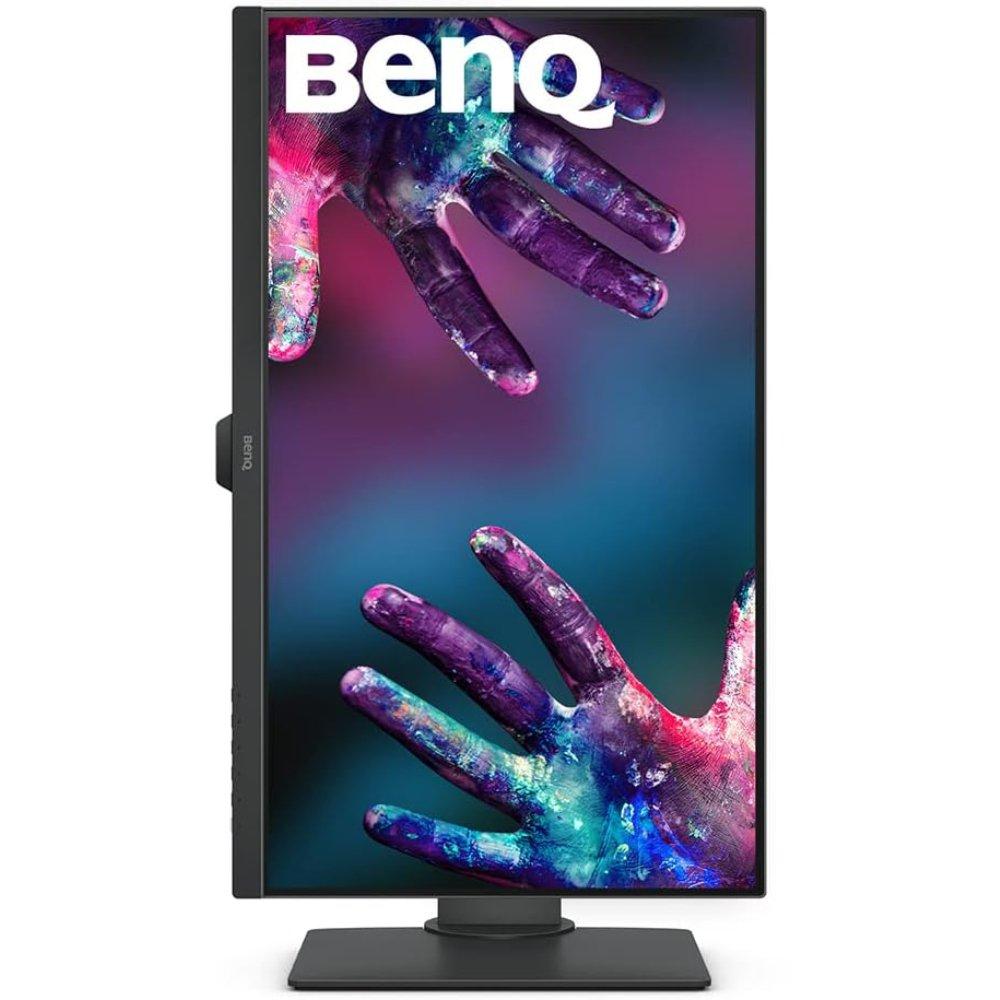 BenQ Designer Monitor 2K QHD sRGB , 27 Inch, USB-C (65W), USB Hub, KVM, CAD/CAM, Animation, Mac (PD2705Q) ? Dark Grey