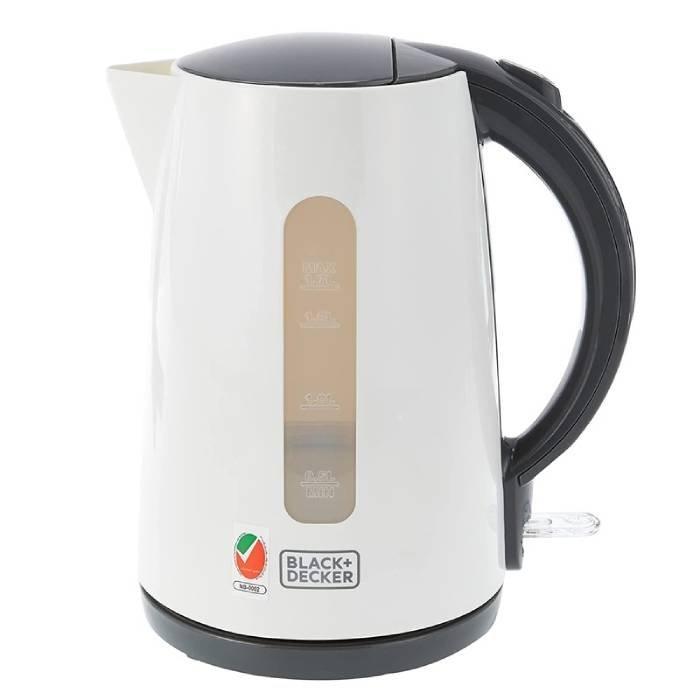 Black & Decker Kettle and 2 Slice Toaster, 1.7 L Kettle Capacity, MBF70-B5 - White