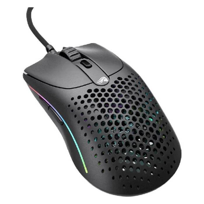 Glorious Model O2 Wired RGB Gaming Mouse, GLO-MS-OV2-MB – Matte Black