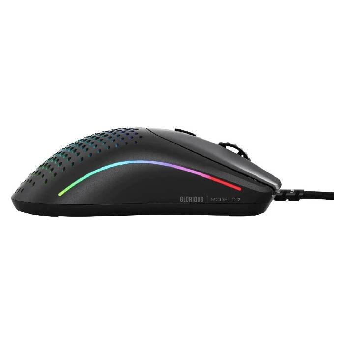 Glorious Model O2 Wired RGB Gaming Mouse, GLO-MS-OV2-MB – Matte Black