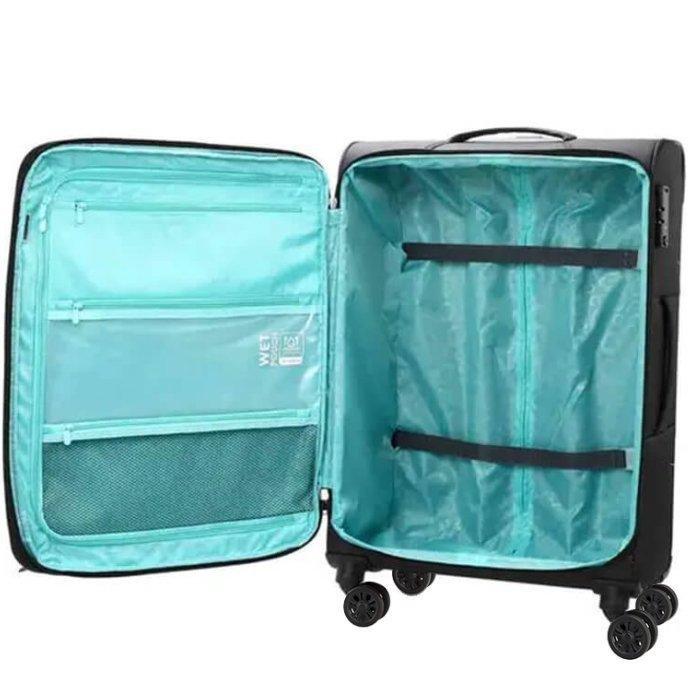 American Tourister Majoris Spinner Soft Travel Bag, 81cm, LE1X09006– Black