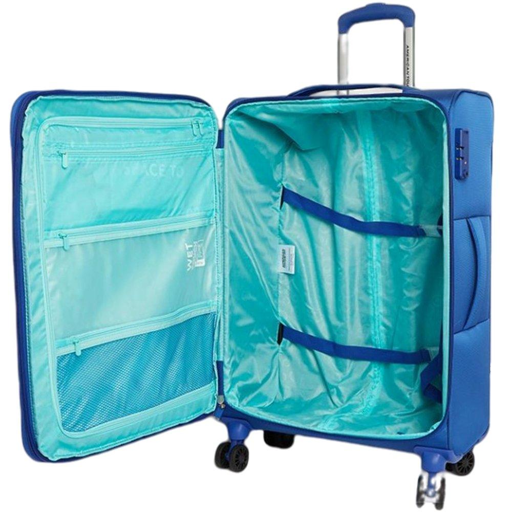 حقيبة سفر ماجوريس سبينر بجوانب ناعمة من أمريكان توريستر، مقاس 81 سم، LE1X01006– أزرق