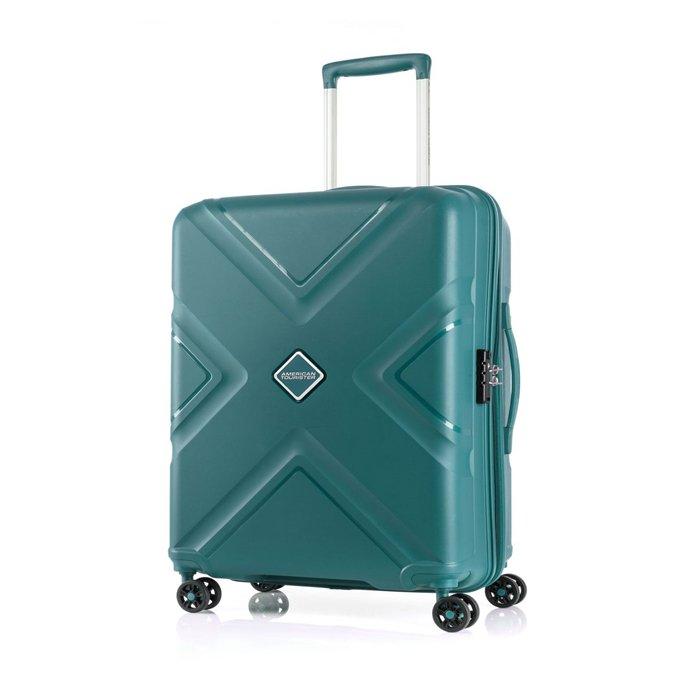 American Tourister Kross Hard Side Luggage,79 cm Xcite