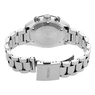 Buy Seiko prospex mechanical men's watch, chronograph, 39mm, stainless steel, ssc817p1 -silver in Kuwait
