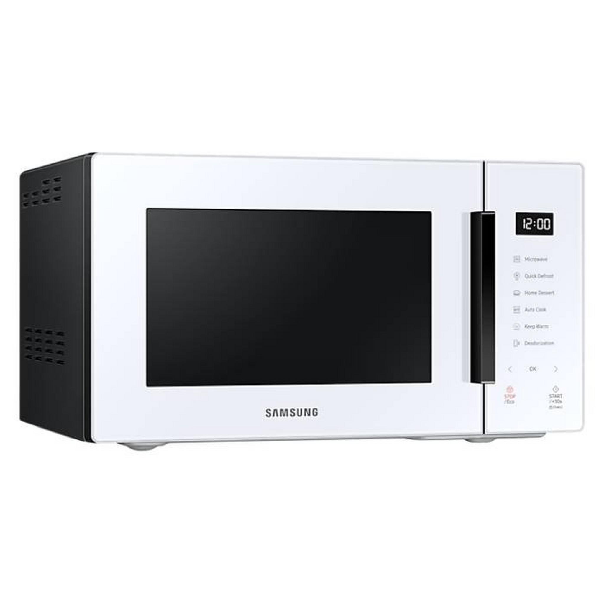 Samsung Bespoke Solo Microwave Oven 23 Liters,750 W, MS23T5018AW/SG – White