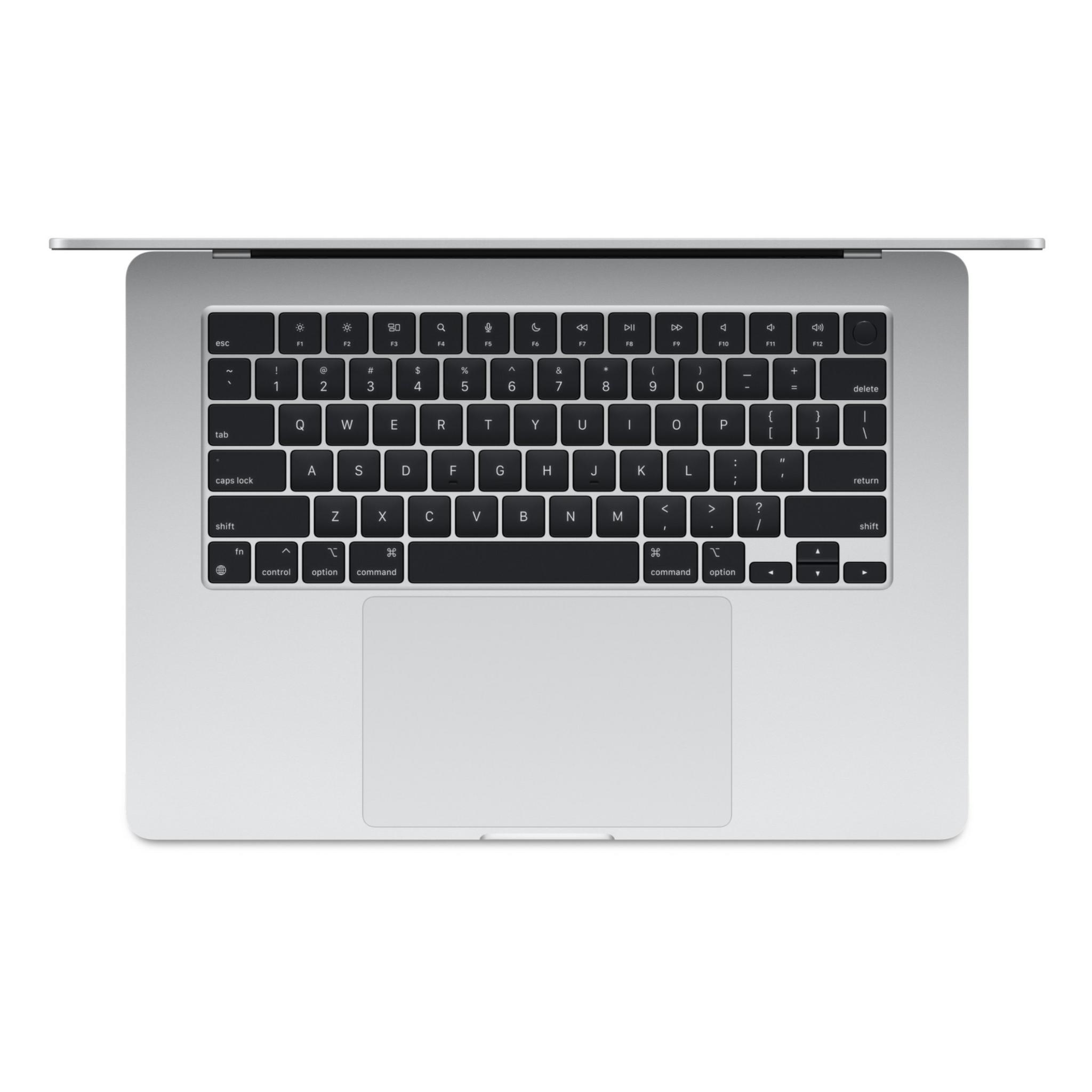 Apple MacBook Air, M2, 256GB, 8GB RAM, 15.3-inch, Mac OS, MQKR3AB/A - Silver