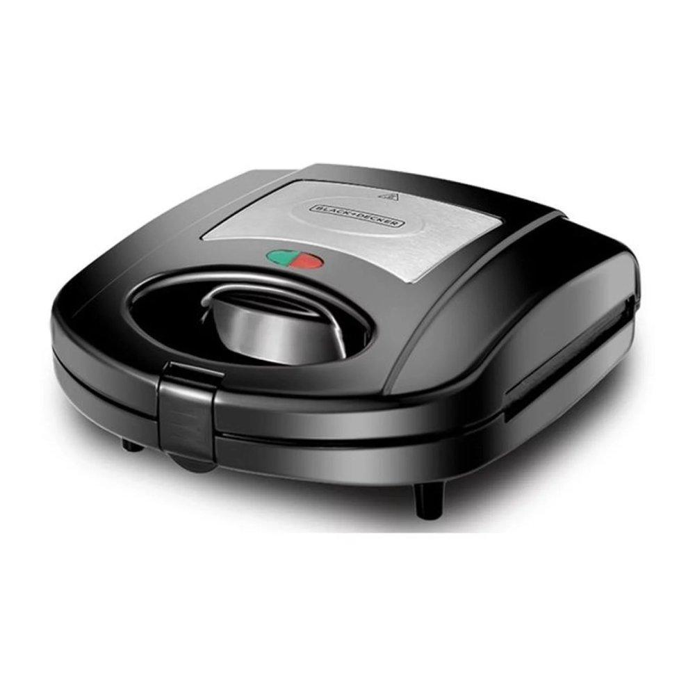 الة صنع السندوتشات والوافل 3 في 1 من بلاك اند ديكر ، 780 واط ، TS2130-B5 - اسود