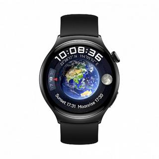 Buy Huawei watch 4, stainless steel body, fluoroelastomer strap, archi-l19f - black in Kuwait