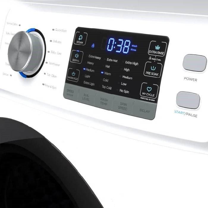 Daewoo Front Load Washer, 18Kg, DWFL180117WH – White