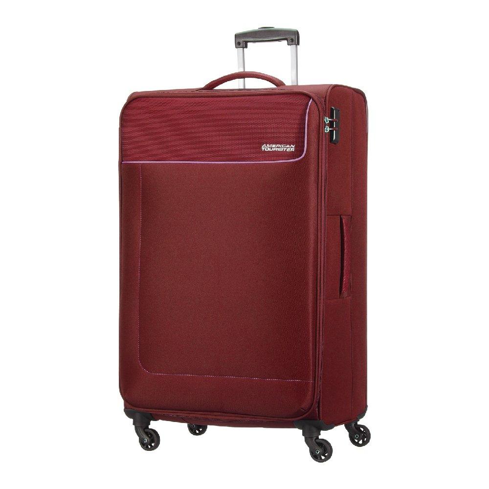 Buy American tourister jamaica spinner 80cm soft luggage, 27ox02003 - maroon in Kuwait