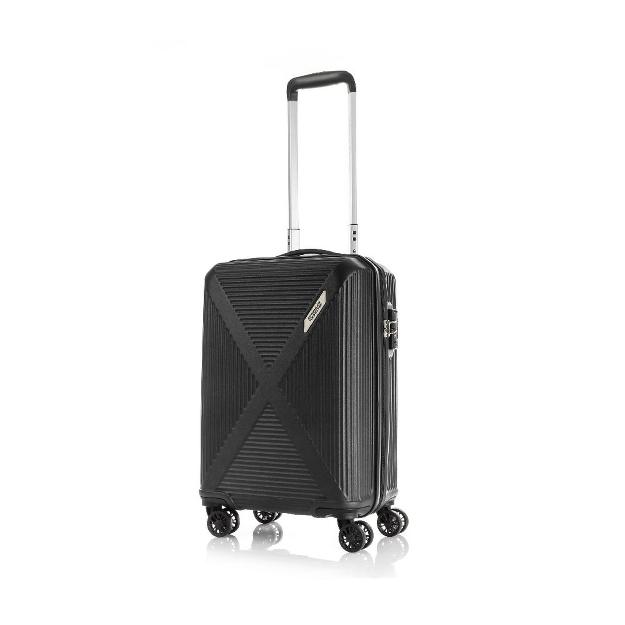 حقيبة سفر كواترو بجوانب صلبة وعجلات دوارة من اميركان تورستر، 68سم، HN1X09002 – أسود