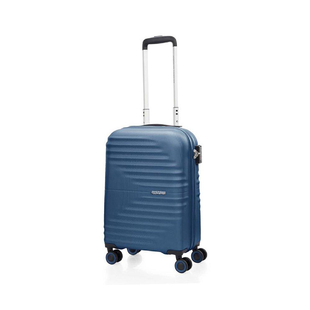 American Tourister Twist Waves Spinner Hard Luggage, 55cm, QC6X41006 - Dark Navy