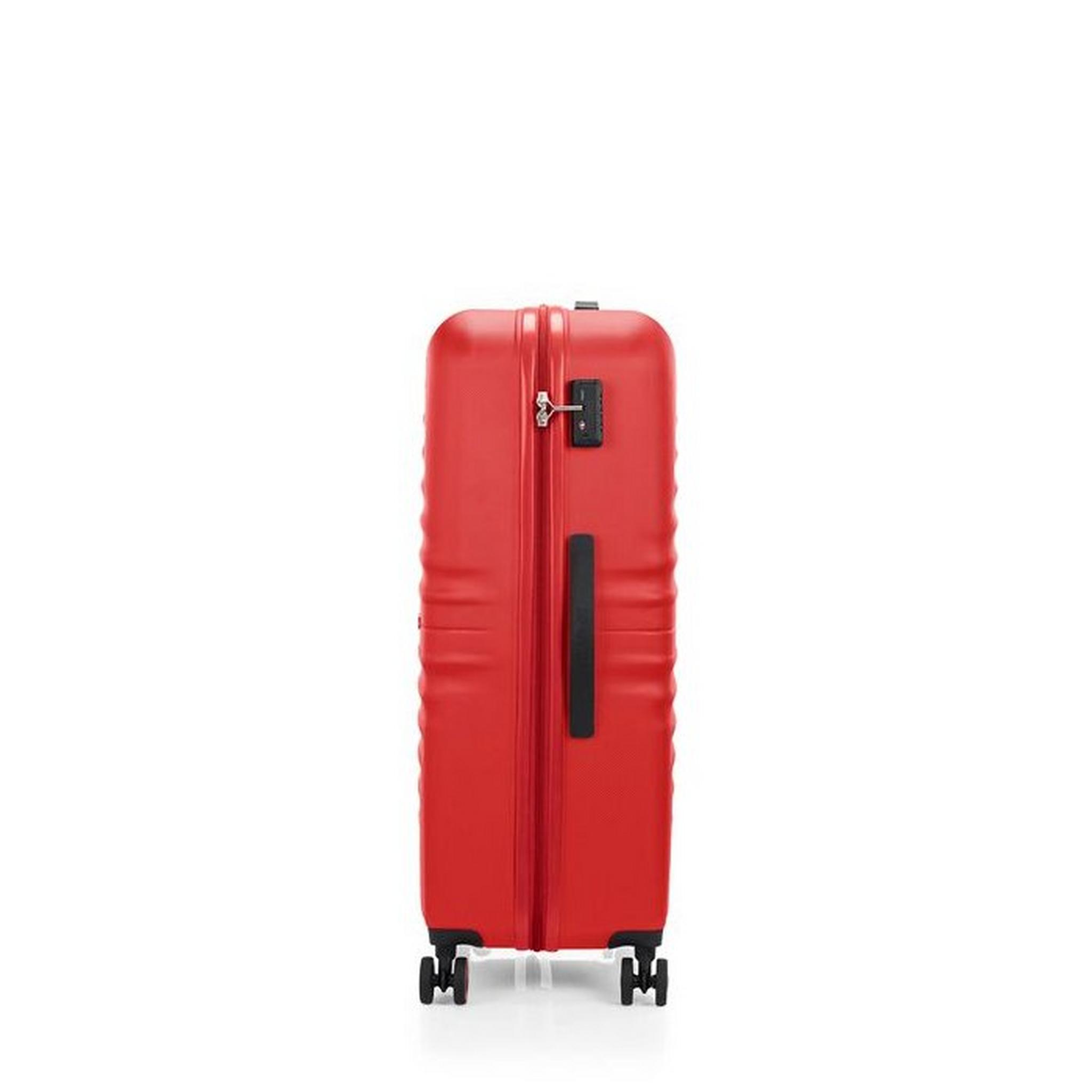 American Tourister TWIST WAVES SPINNER 55CM Hard Luggage, QC6X00006 - Vivid Red