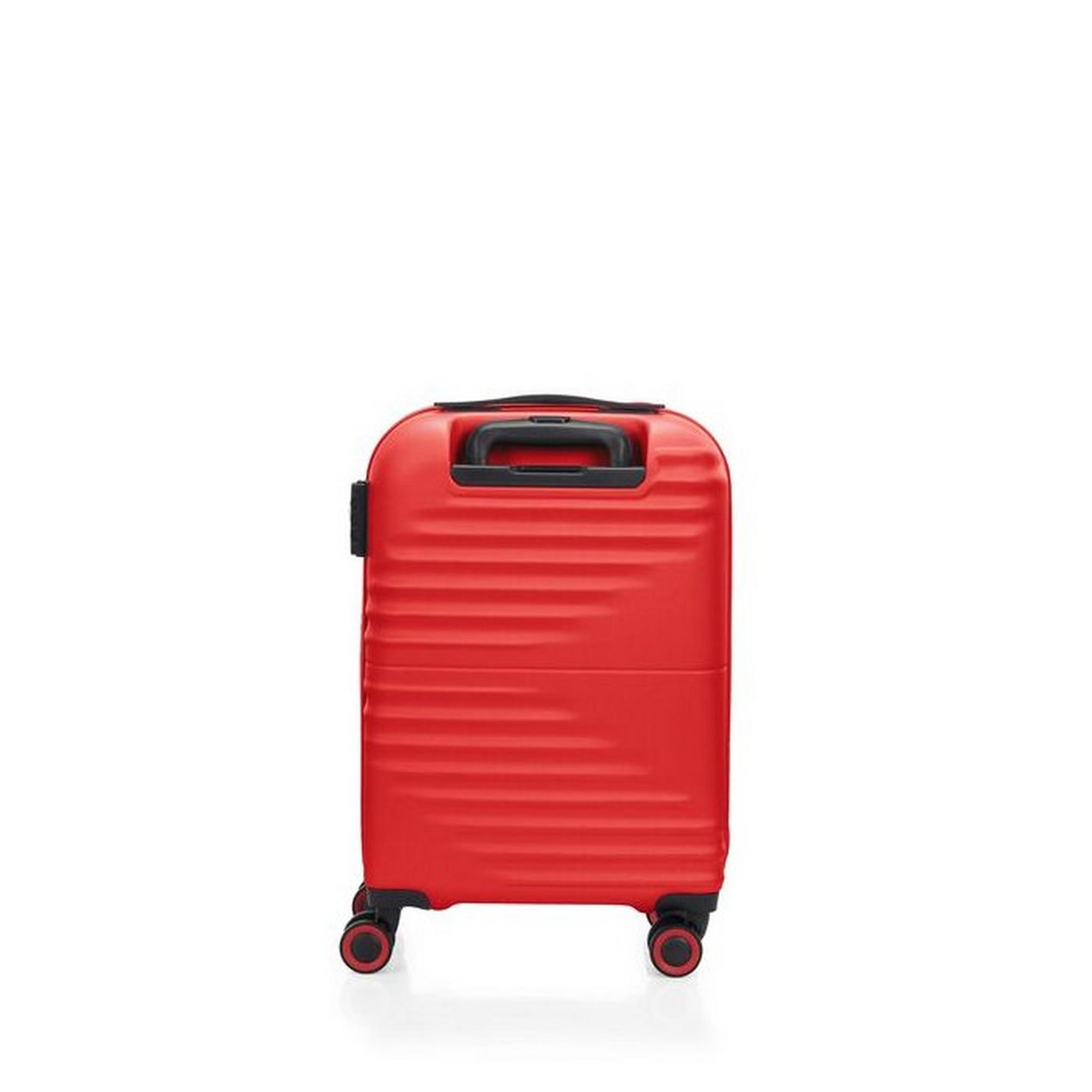 حقيبة سفر تويست ويفز بجوانب صلبة وعجلات دوارة  88 سم، QC6X00009 - أحمر فيفيد