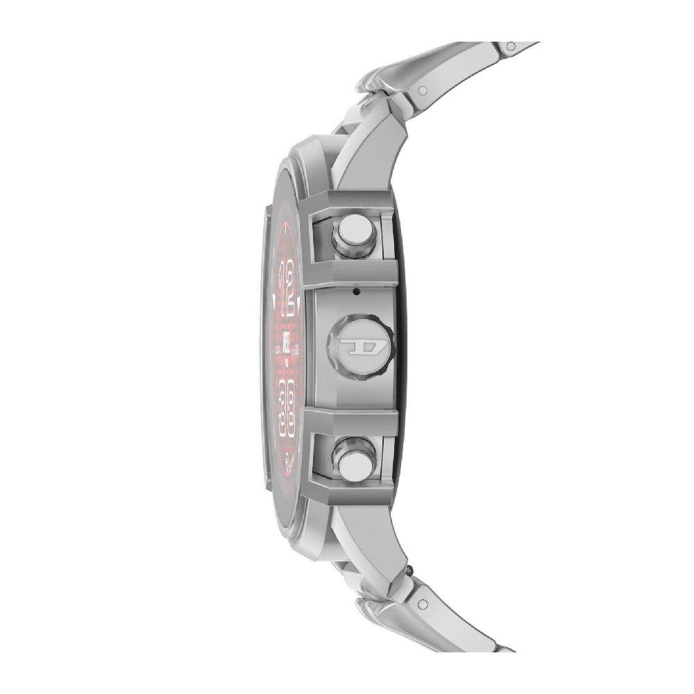 Diesel Smart Watch for Men, Stainless Steel Band, 48mm, DZT2040 - Silver