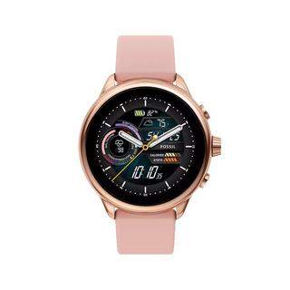 Buy Fossil digital smart watch for men, stainless steel band, 44mm, ftw4071 - blush in Kuwait
