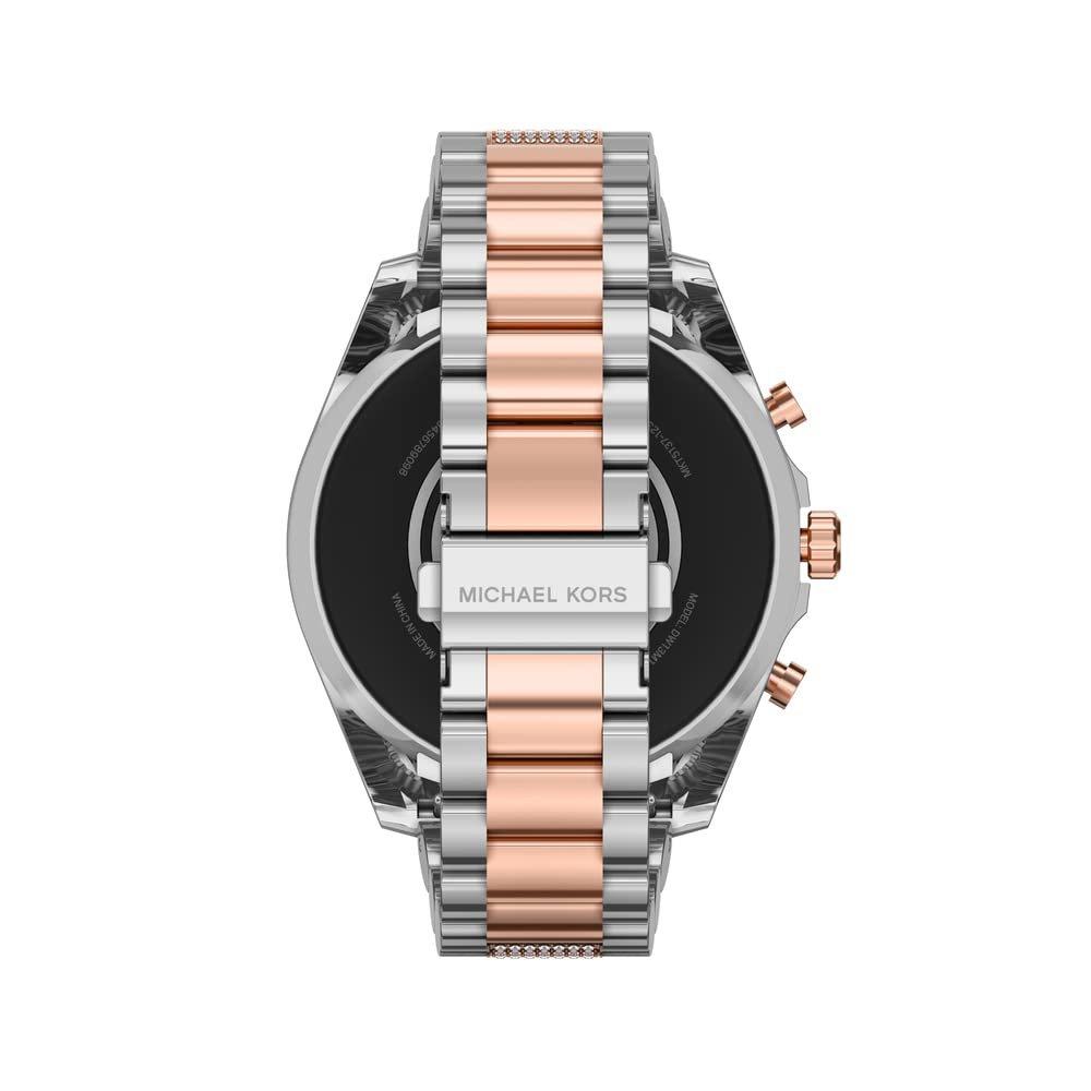 Michael Kors Gen 6 Bradshaw Digital Women's Watch, 44mm, Stainless Steel Body, Stainless Steel Band - Rose Gold