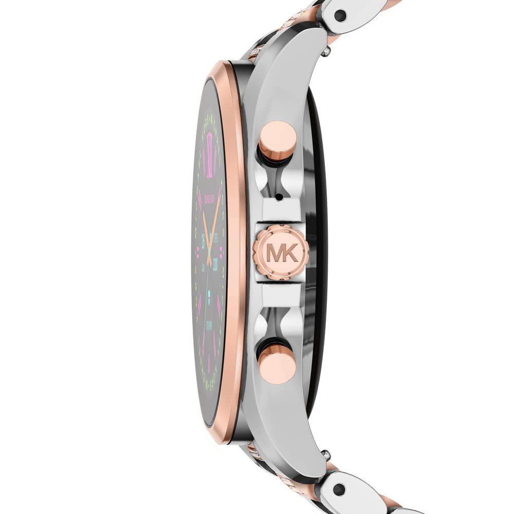 Michael Kors Gen 6 Bradshaw Digital Women's Watch, 44mm, Stainless Steel Body, Stainless Steel Band - Rose Gold