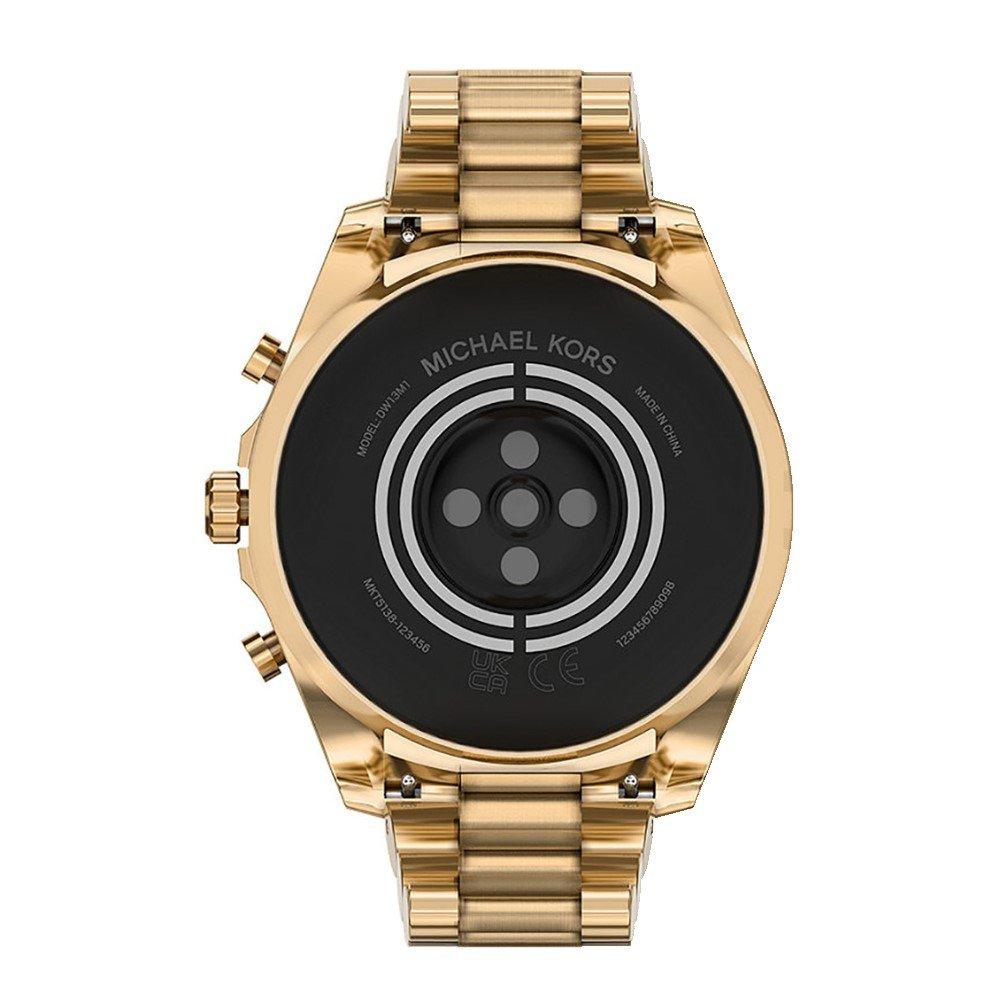 ساعة برادشو الجيل السادس الرقمية النسائية من مايكل كورس، مقاس 44 ملم ، نظام تشغيل وير او اس، MKT5138 - ذهبي